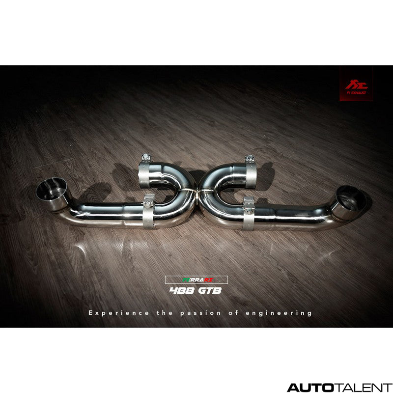 FI Exhaust Valvetronic Muffler - Ferrari 488 GTB 2015-2019 - autotalent