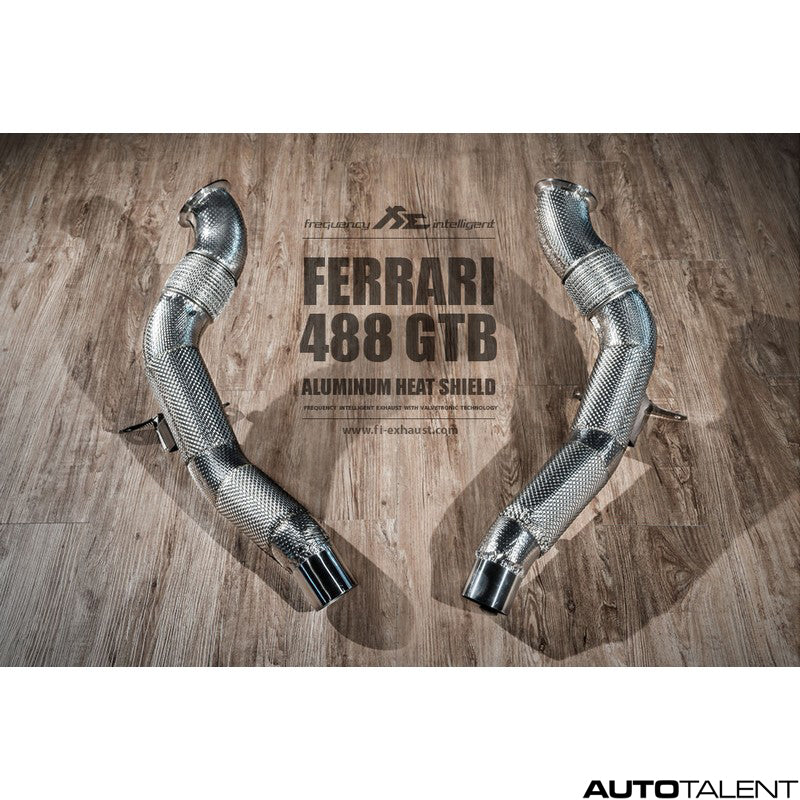 FI Exhaust Valvetronic Muffler - Ferrari 488 GTB 2015-2019 - autotalent