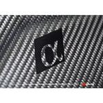 AMS Performance Red Alpha Matte Carbon Front Duct for Infiniti Q50 / Q60 2016-2021