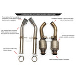 Fabspeed Secondary Cat Bypass Pipes with XperTune Performance for Mercedes Benz G63 AMG 2019-2021