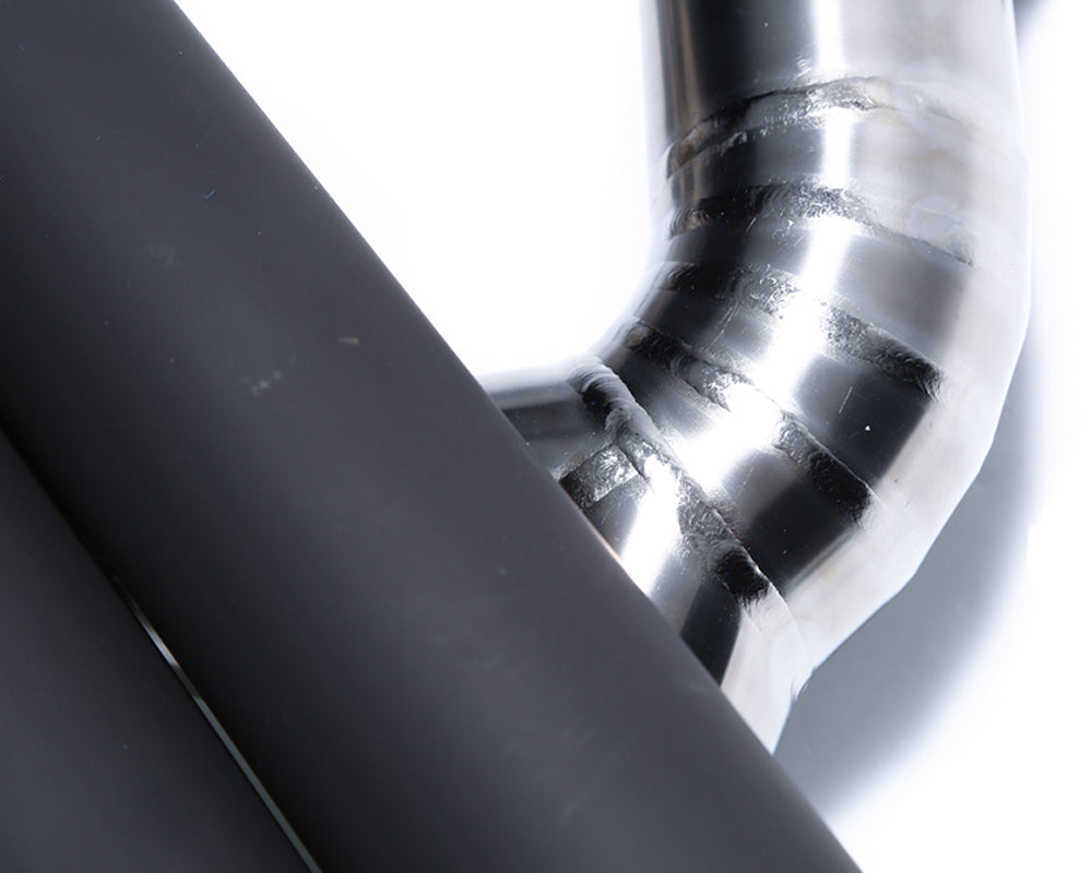 ARMYTRIX Titanium Valvetronic Catback Exhaust 90mm System Quad Titanium Blue Tips For Nissan GT-R R35 2009-2021