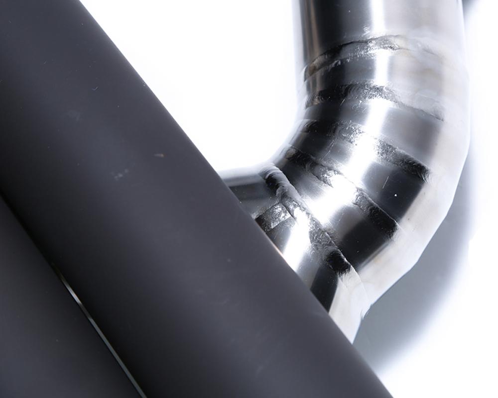 ARMYTRIX Titanium Valvetronic Catback Race Exhaust 90mm System Quad Matte Black Tips For Nissan GT-R R35 2009-2021