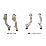 Fabspeed Secondary Cat Bypass Pipes for Porsche 958.2 Cayenne S / GTS 2015-2018