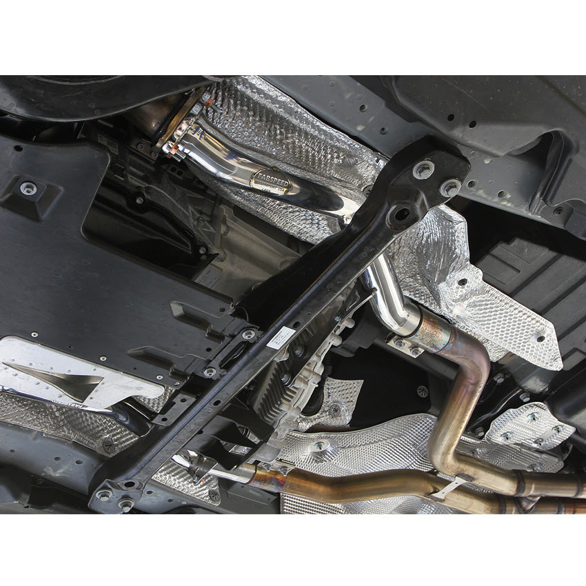 Fabspeed Secondary Cat Bypass Pipes for Porsche 958.2 Cayenne S / GTS 2015-2018