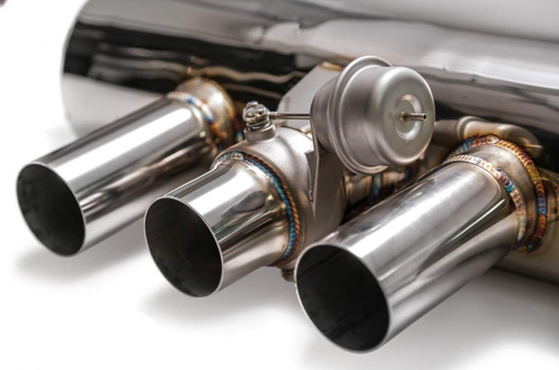 ARMYTRIX Stainless Steel Valvetronic Catback Exhaust System Triple Chrome Silver Tips For Honda Civic Type-R FK8 2.0L Turbo LHD 2018-2021