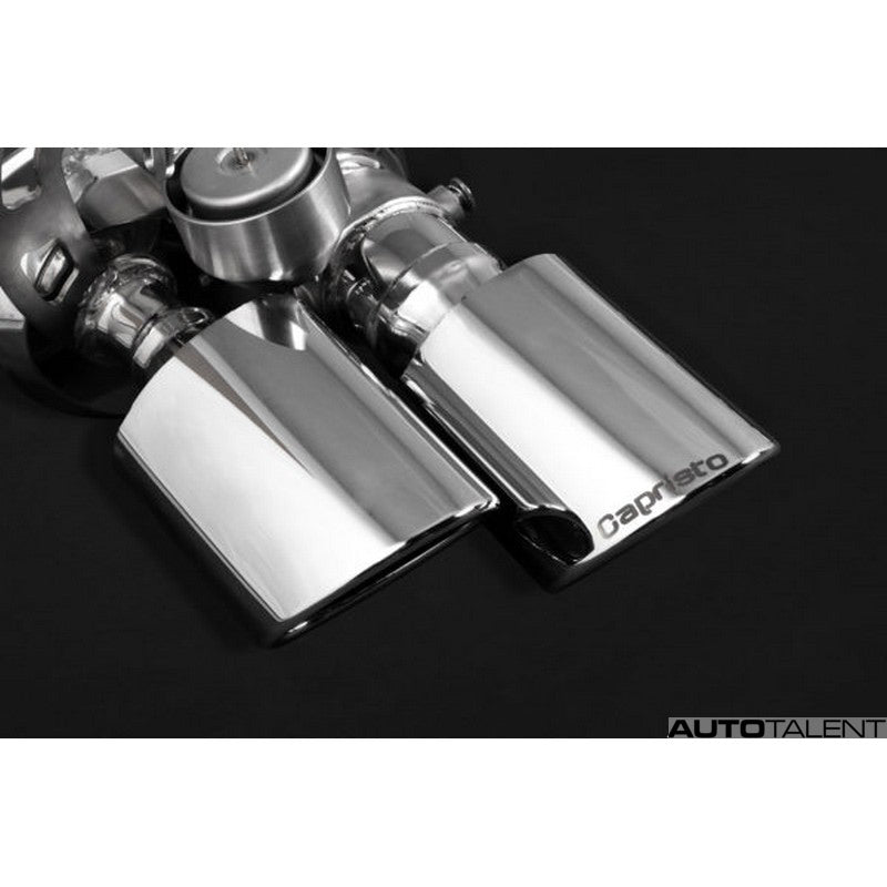 Capristo Exhaust Stainless Steel Tips For Porsche 971 Panamera Turbo S - AutoTalent