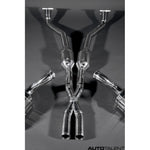 Capristo Exhaust 200 Cell Sports Cats with X Pipe For Ferrari California - AutoTalent
