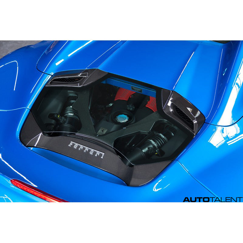 Capristo Carbon Bonnet For Ferrari 488 GTS - AutoTalent 