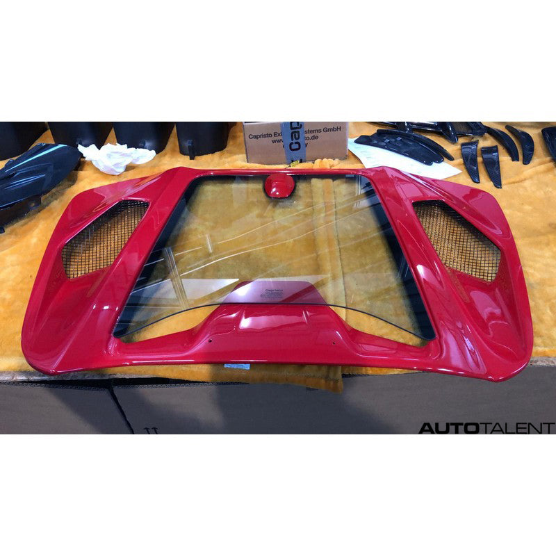 Capristo Aero Carbon Fiber Bonnet For Ferrari 488 - AutoTalent