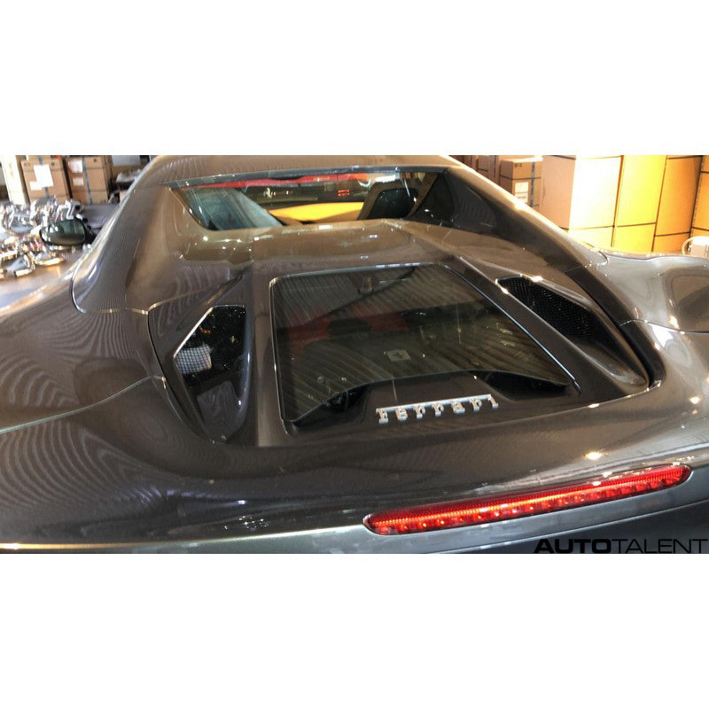 Capristo Aero Glass Bonnet For Ferrari 488 GTS - AutoTalent
