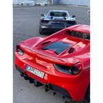 Capristo Aero Carbon and Glass Bonnet For Ferrari 488 GTS - AutoTalent