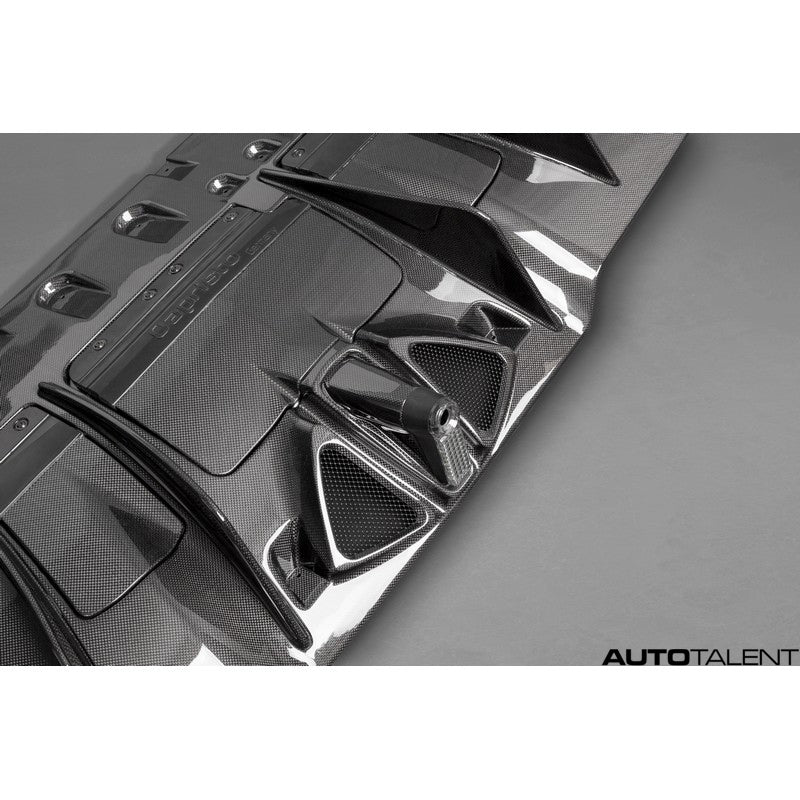 Capristo Carbon Rear Diffuser For Ferrari 488 GTB - AutoTalent