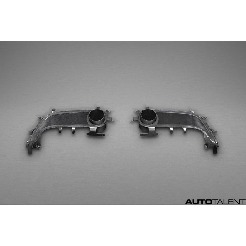 Capristo Aero Carbon End Pipe Shells For Ferrari 488 - AutoTalent