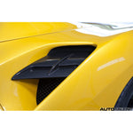 Capristo Aero Carbon Side Air Intake Panels For Ferrari 488 GTS - AutoTalent