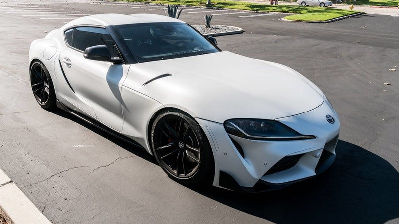 IND Aero White Front Reflector Set For Toyota Supra A90 - AutoTalent