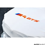 RKP Car Cover Silver With Orange Lettering - BMW M4 GTS 2016-2019 - autotalent