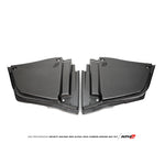 AMS Performance Red Alpha Matte Carbon Rear Engine Bay Cover Set for Infiniti Q50 / Q60 2016-2021
