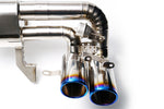ARMYTRIX Titanium Valvetronic Exhaust System Titanium Blue Tips For Lamborghini Gallardo 2008-2013