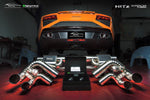 ARMYTRIX Titanium Valvetronic Exhaust System Matte Black Tips For Lamborghini Gallardo 2008-2013