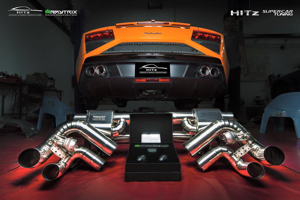 ARMYTRIX Titanium Valvetronic Exhaust System For Lamborghini Gallardo 2008-2013