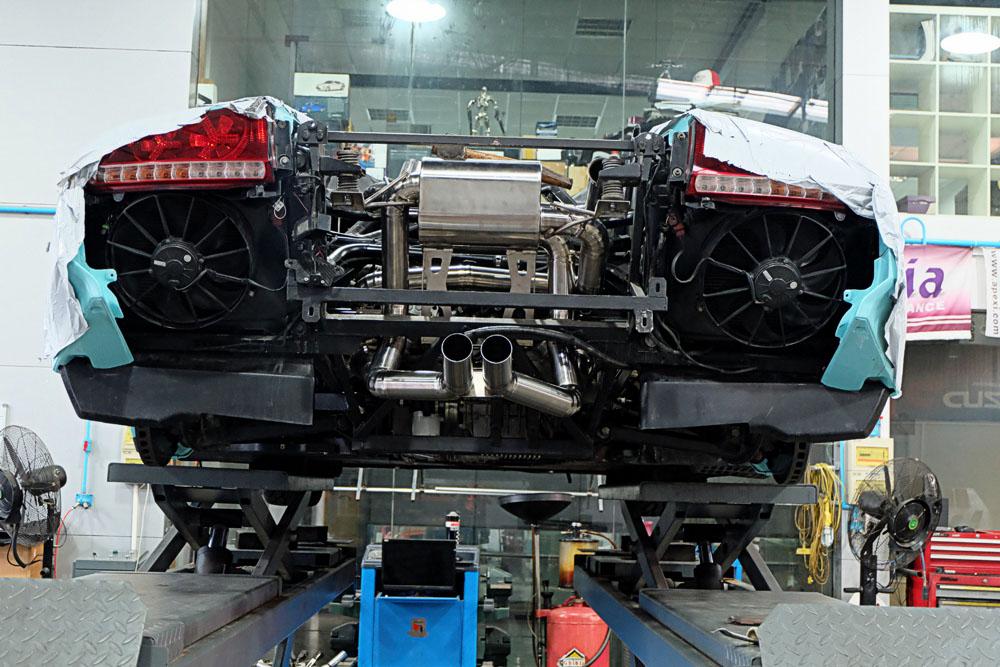 ARMYTRIX Ceramic Coated Valvetronic Cat-Pipe W/200 CPSI Catalytic Converter For Lamborghini Murcielago LP640 2006-2010