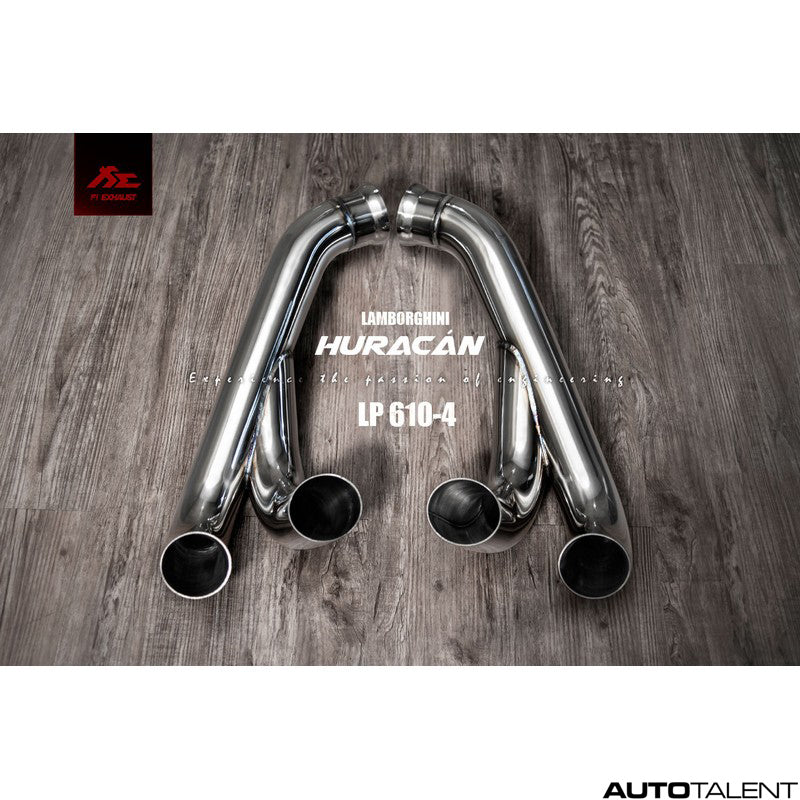 FI Exhaust Valvetronic Cat-Back System - Lamborghini Huracan LP610-4 Titanium 2014-2018 - autotalent