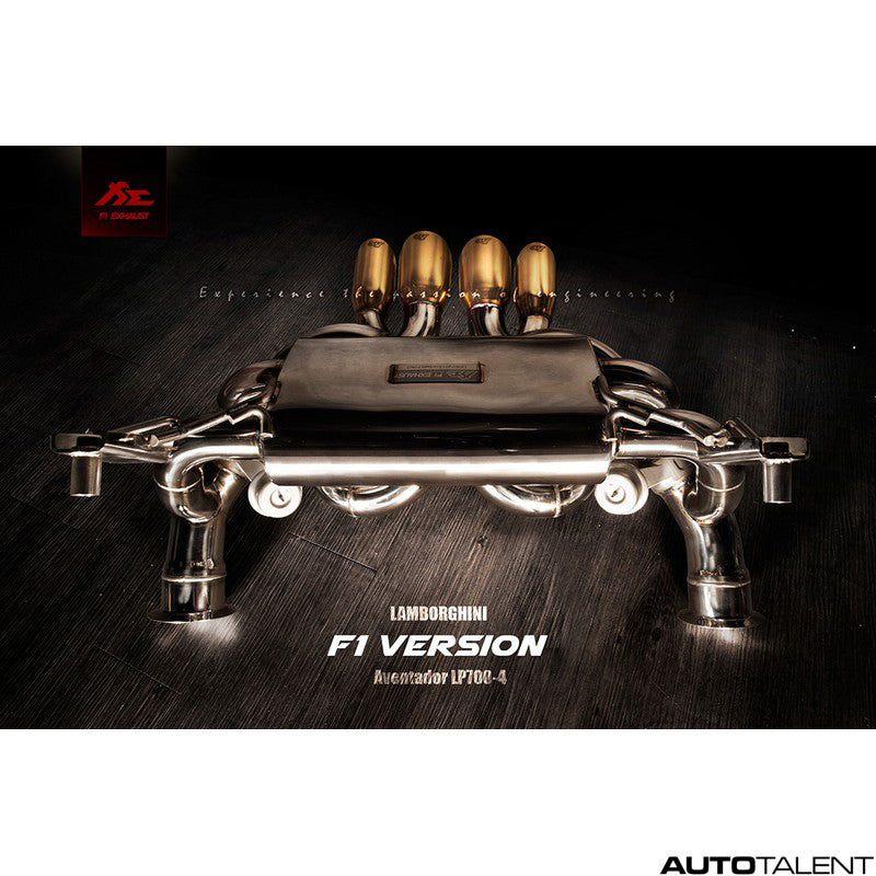 FI Exhaust Valvetronic Cat-Back System - Lamborghini Aventador LP700-4 F1 High Pitch 2011-2015 - autotalent