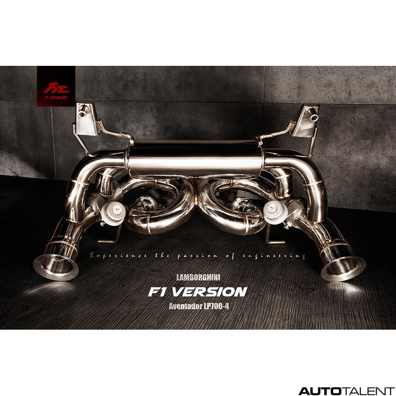 FI Exhaust Valvetronic Cat-Back System - Lamborghini Aventador LP700-4 F1 High Pitch 2011-2015 - autotalent