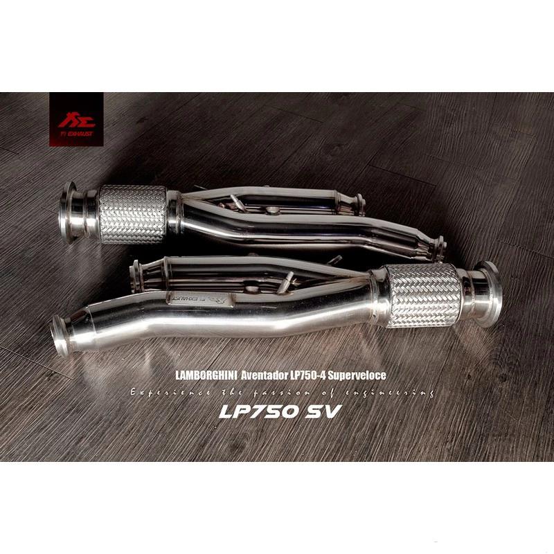FI Exhaust Valvetronic Cat-Back Exhaust System For Lamborghini  LP750-4 SV Aventador - AutoTalent
