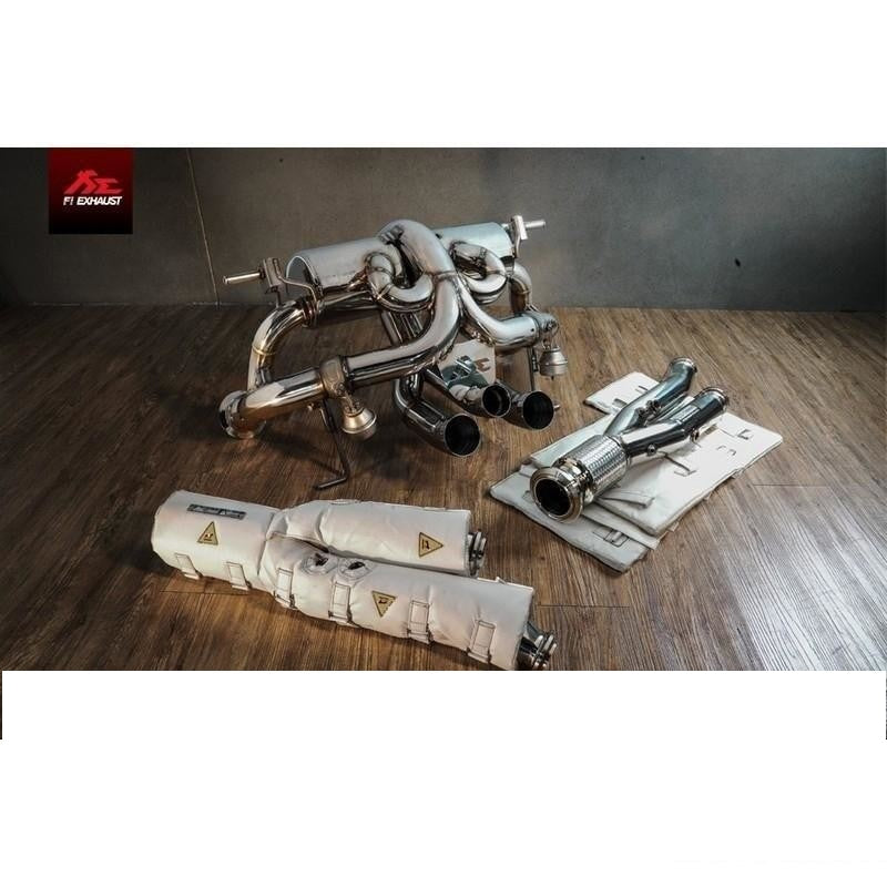 FI Exhaust Cat-Back System - Lamborghini Aventador S LP740-4 2017-2019 - autotalent