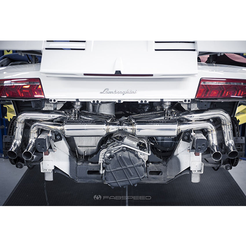 Fabspeed Valvetronic Supersport X-Pipe Exhaust System for Lamborghini Gallardo LP550-2/ LP560 /LP570 2009-2013