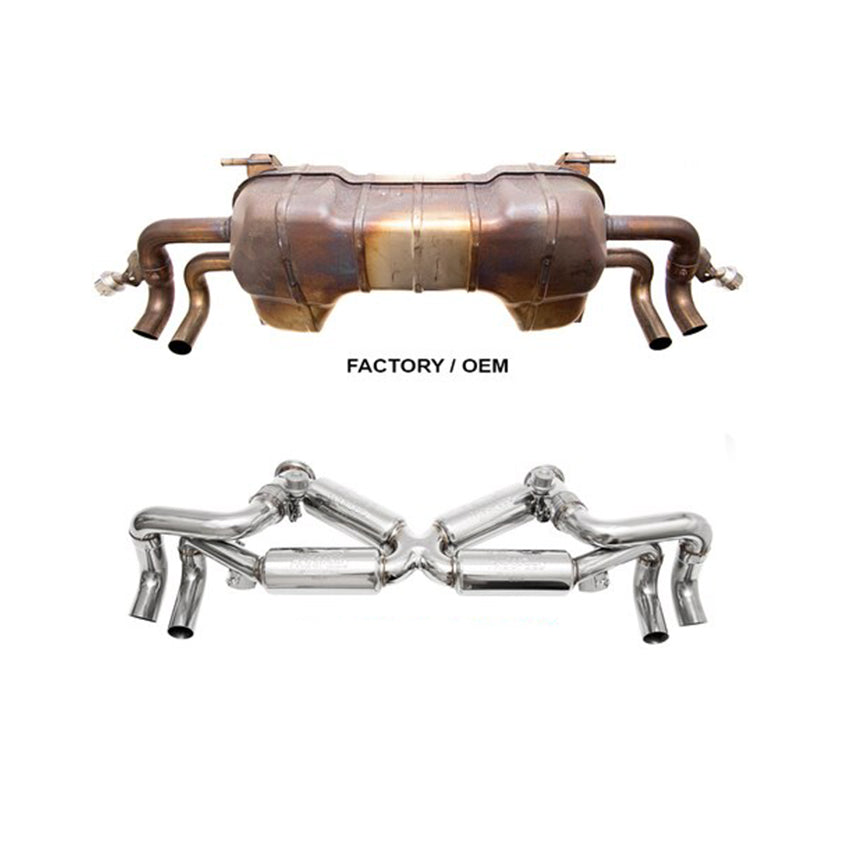 Fabspeed Valvetronic Supersport X-Pipe Exhaust System for Lamborghini Gallardo LP550-2/ LP560 /LP570 2009-2013