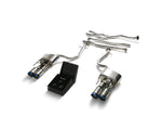 ARMYTRIX Stainless Steel Valvetronic Exhaust System Quad Blue Coated Tips For Lexus IS200T | IS300 2.0T I4 2015+