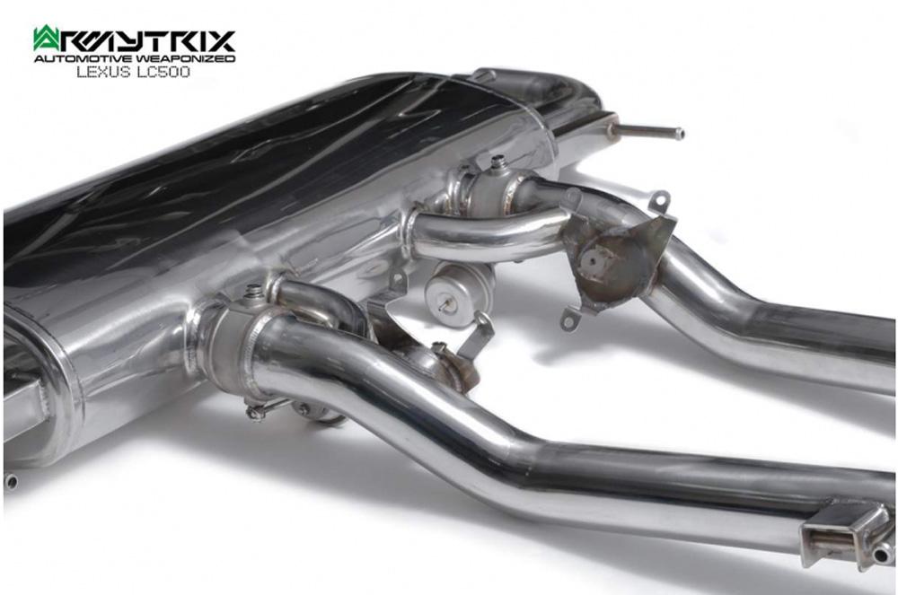 ARMYTRIX Stainless Steel Valvetronic Catback Exhaust System For Lexus LC500 5.0L V8 2017-2021