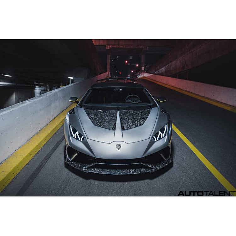 1016 Industries Aero Forged Carbon Front Lip For Lamborghini Huracan Performante - AutoTalent