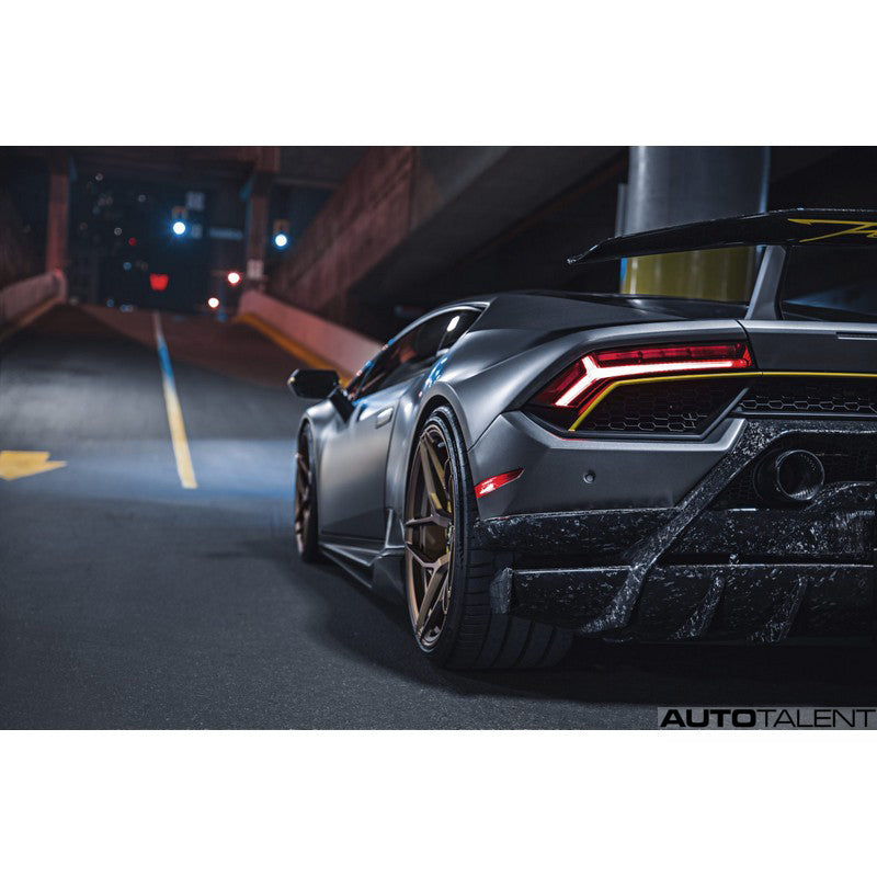 1016 Industries Forged Carbon Rear Diffuser For Lamborghini Huracan - AutoTalent