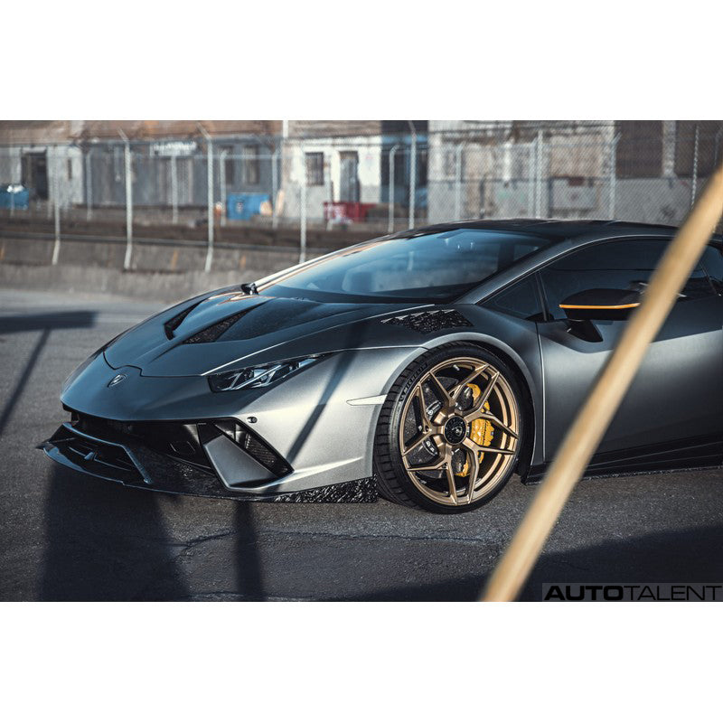 1016 Industries Forged Carbon Front Lip For Lamborghini Huracan Performante - AutoTalent