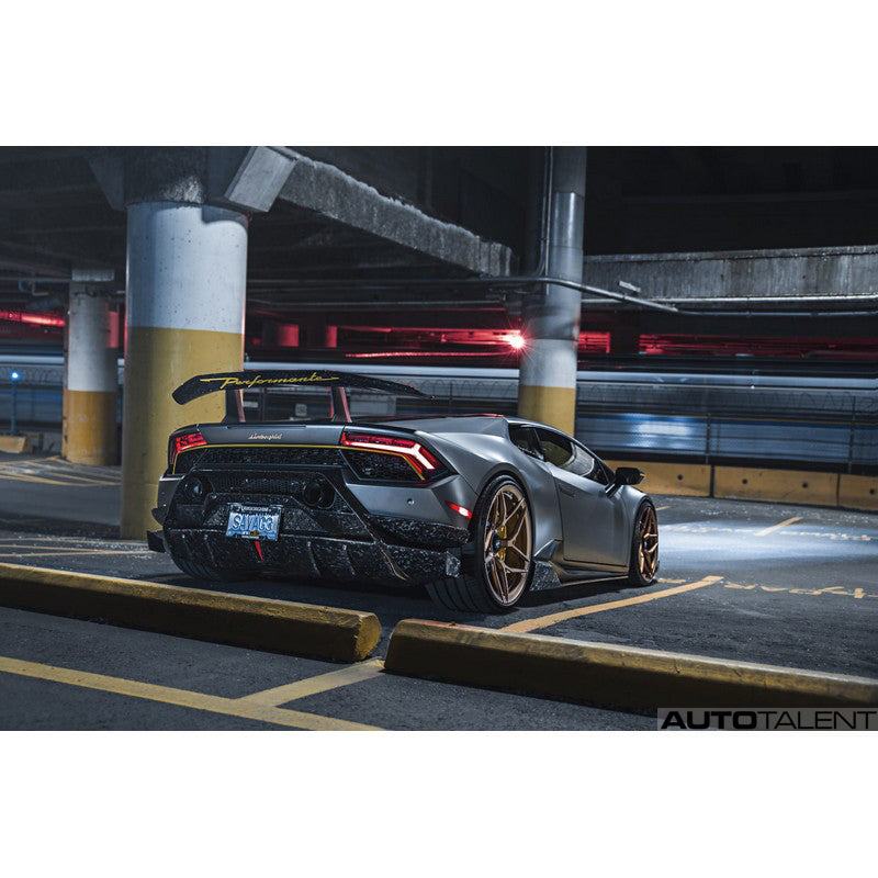 1016 Industries Forged Carbon Rear Diffuser For Lamborghini Huracan Performante - AutoTalent