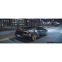 1016 Industries Forged Carbon Rear Diffuser Caps For Lamborghini Huracan - AutoTalent