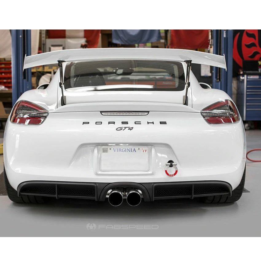 Fabspeed Lightweight Competition Exhaust System for Porsche 981 Cayman GT4 2015-2016