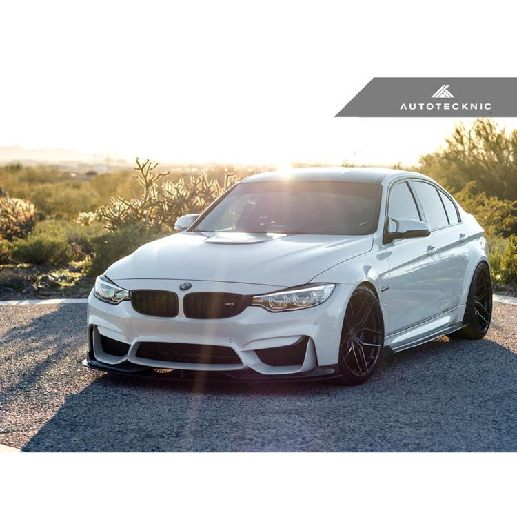 Autotecknic Aero Carbon Fiber Headlight Covers For Bmw F32 440i - AutoTalent