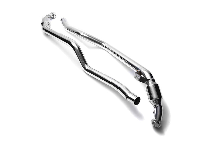 ARMYTRIX Sport Cat-Pipe with 200 CPSI Catalytic Converters For Mercedes-Benz C63 AMG W204 2008-2014