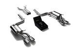 ARMYTRIX Stainless Steel Valvetronic Catback Exhaust System Quad Chrome Tips For Mercedes Benz C63 AMG W204 2008-2014