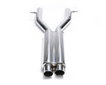 ARMYTRIX Stainless Steel Valvetronic Catback Exhaust System Quad Chrome Tips For Mercedes Benz C63 AMG W204 2008-2014
