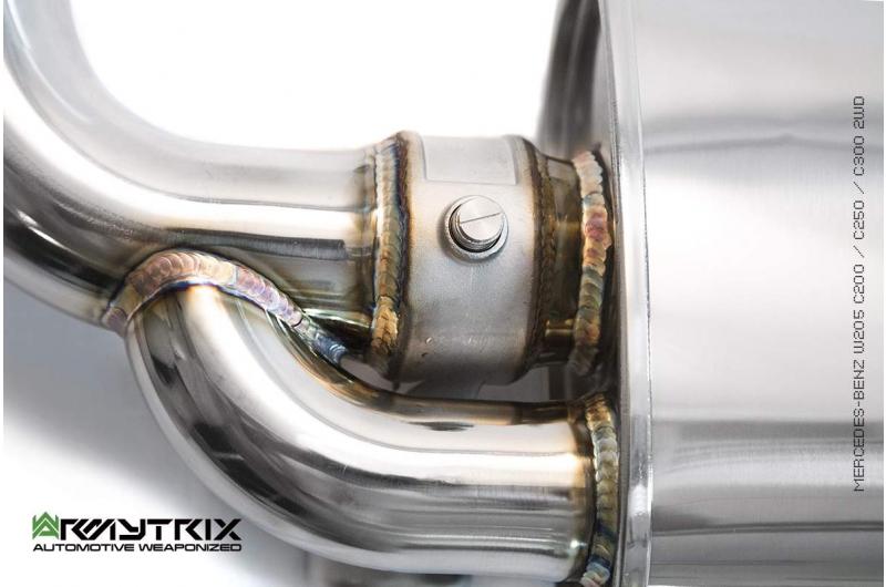 ARMYTRIX Stainless Steel Valvetronic Exhaust System For Mercedes Benz C300 W205 Left Hand Drive 2018-2021
