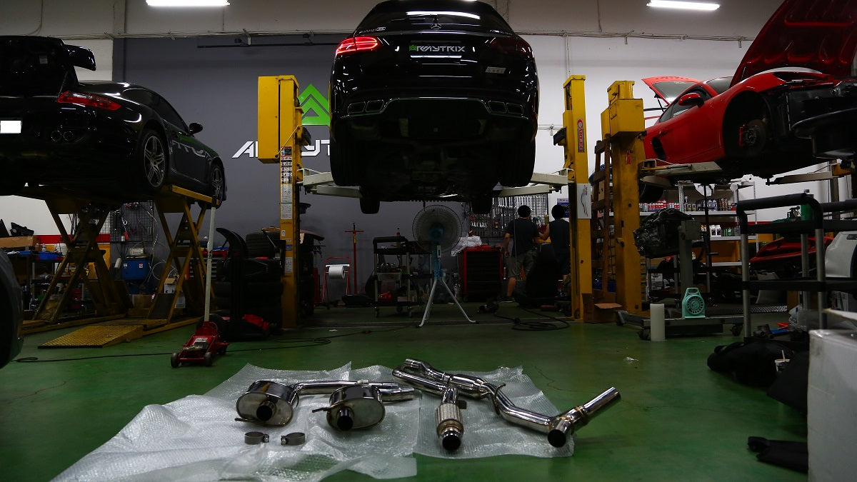 ARMYTRIX Stainless Steel Valvetronic Catback Exhaust System For Mercedes-Benz C-Class W205 RHD 2015-2021