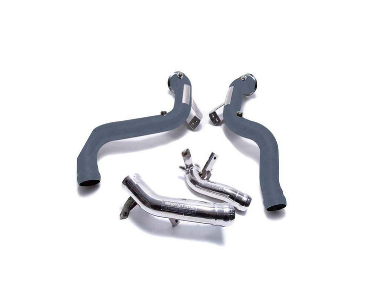 ARMYTRIX Ceramic Coated Race Downpipe with Cat Simulator | Secondary Downpipe For Mercedes-Benz E63 | E63 S AMG W213 OPF Models 2016+