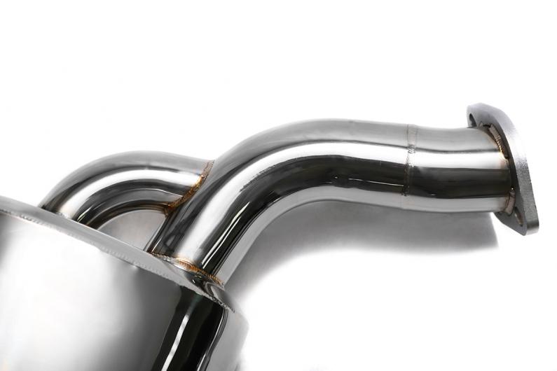 ARMYTRIX Stainless Steel Valvetronic Catback Exhaust System Quad Chrome Silver Tips for BRABUS Diffuser For Mercedes-Benz C400 | C450 | C43 AMG W205 2015-2021