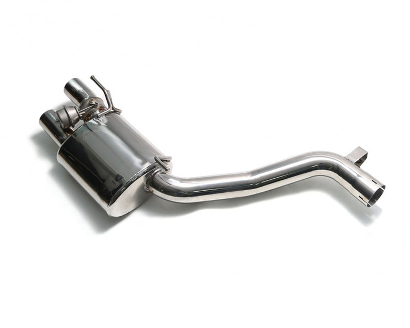 ARMYTRIX Stainless Steel Valvetronic Exhaust System Quad Chrome Silver Tips For Maserati Ghibli M157 2014-2021