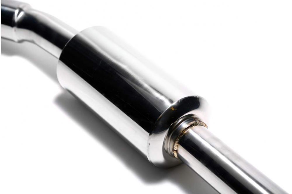 ARMYTRIX Stainless Steel Valvetronic Exhaust System Dual Blue Coated For Mini Cooper S F56 | F57 2014-2021